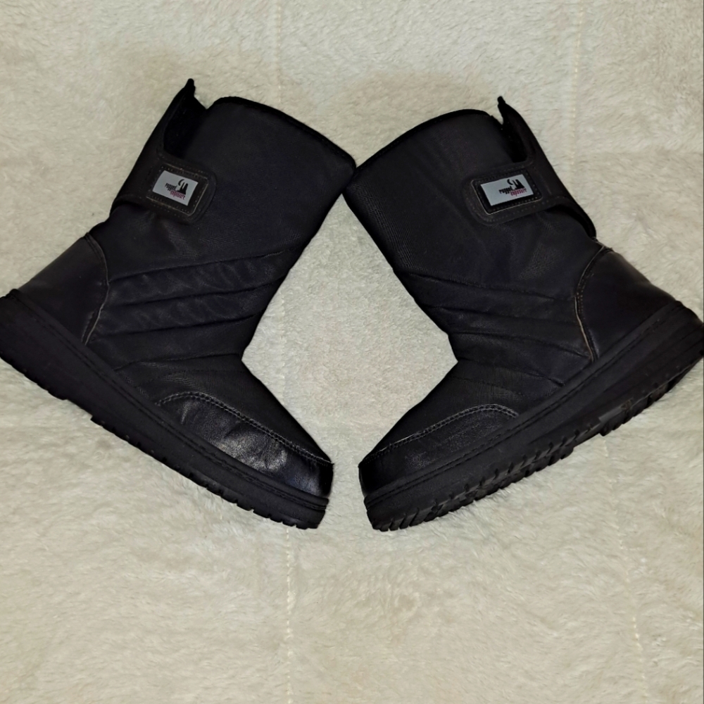 Rugged Exposure Rain Winter Snow Boots Size 7 Black